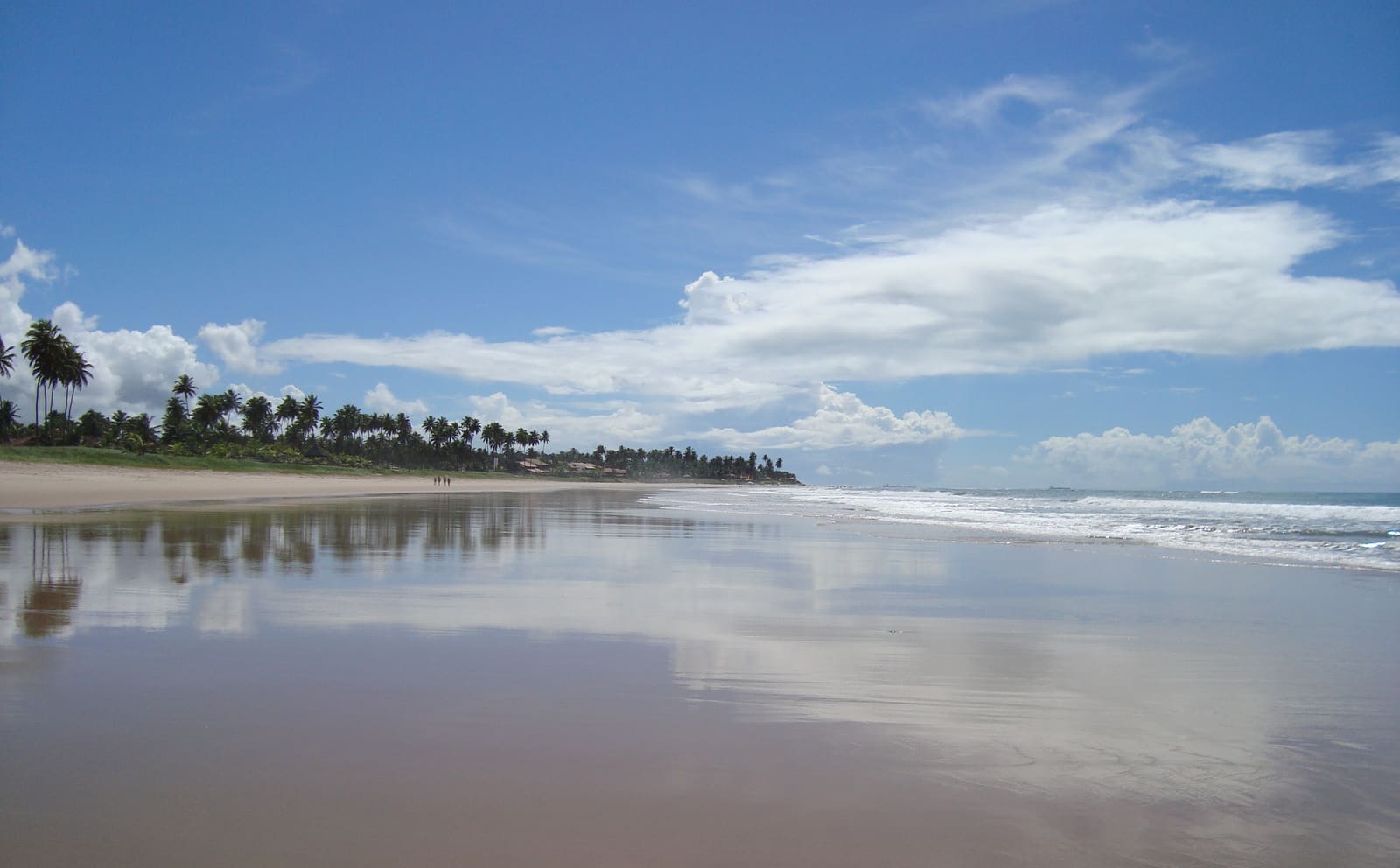Piscinas naturais de água transparente e jangadas coloridas em Porto de Galinhas